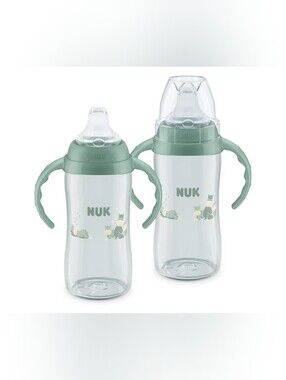 NUk First Choice Large Learner 10 oz Sippy Cup with Handles, Spill & Leak Proof